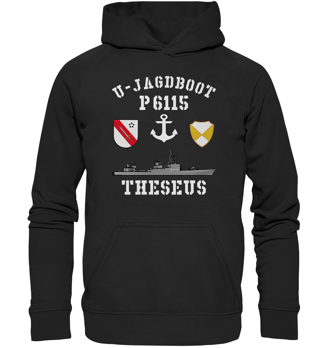 U-Jagdboot P6115 THESEUS Anker - Basic Unisex Hoodie