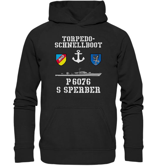 Torpedo-Schnellboot P6076 SPERBER Anker - Basic Unisex Hoodie