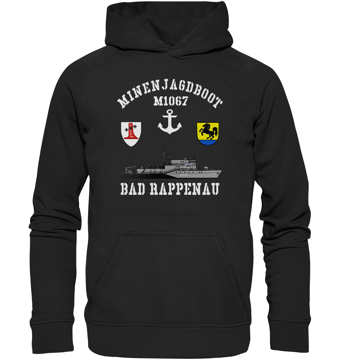 Mij.-Boot M1067 BAD RAPPENAU Anker 1.MSG - Basic Unisex Hoodie