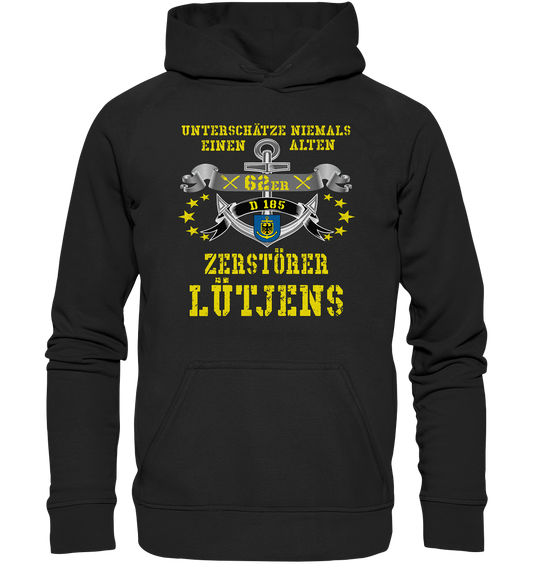Zerstörer D185 LÜTJENS 62er - Basic Unisex Hoodie