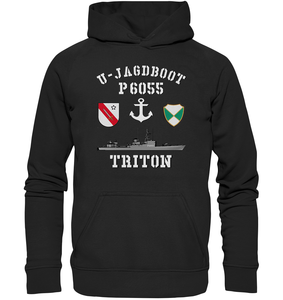 U-Jagdboot P6055 TRITON Anker - Basic Unisex Hoodie