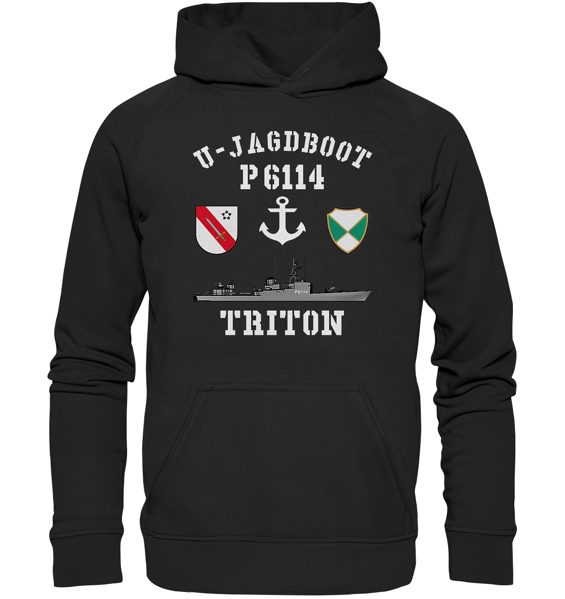 U-Jagdboot P6114 TRITON Anker - Basic Unisex Hoodie