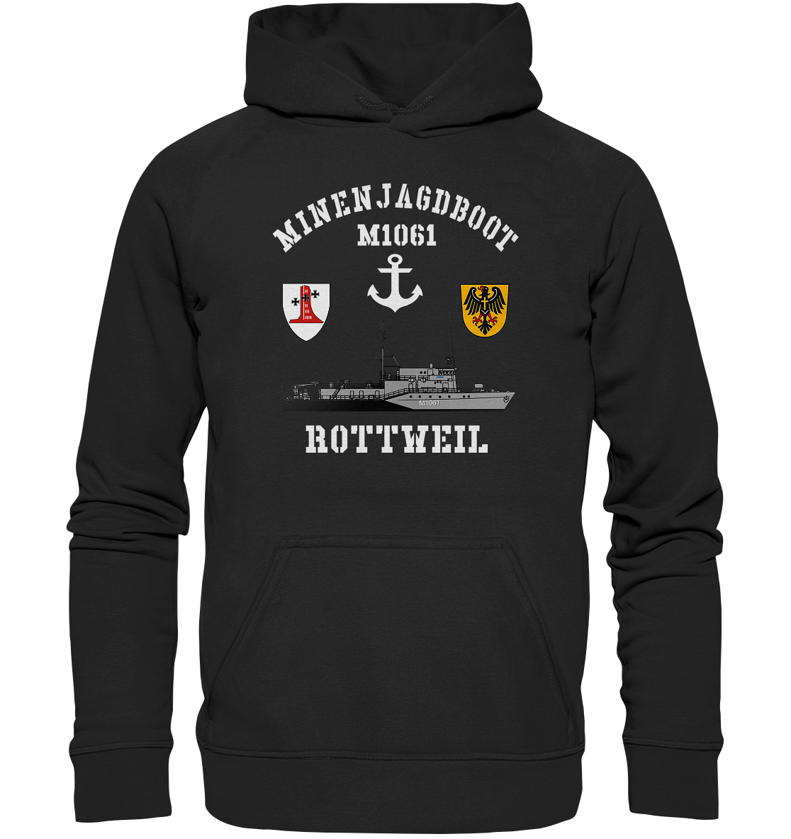 Mij.-Boot M1061 ROTTWEIL Anker 1.MSG  - Basic Unisex Hoodie