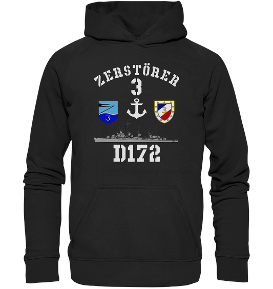 D172 ZERSTÖRER 3 Anker  - Basic Unisex Hoodie