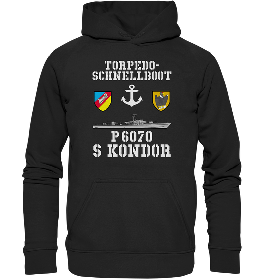 Torpedo-Schnellboot P6070 KONDOR Anker - Basic Unisex Hoodie
