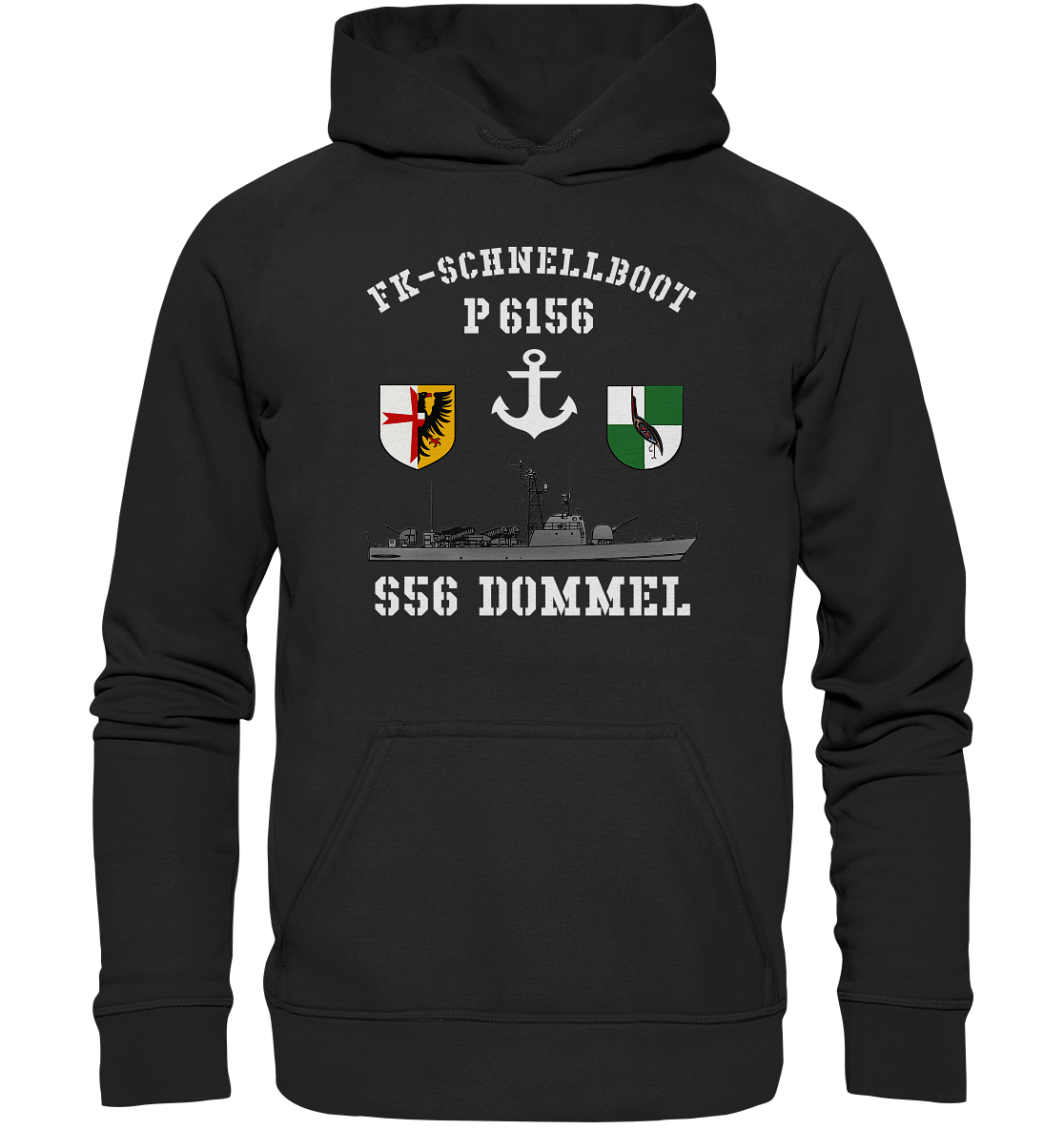 FK-Schnellboot P6156 DOMMEL Anker - Basic Unisex Hoodie