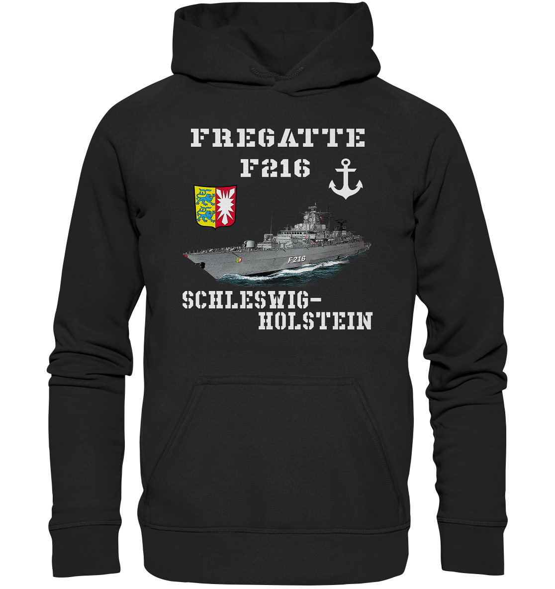 F216 Fregatte SCHLESWIG-HOLSTEIN - Basic Unisex Hoodie
