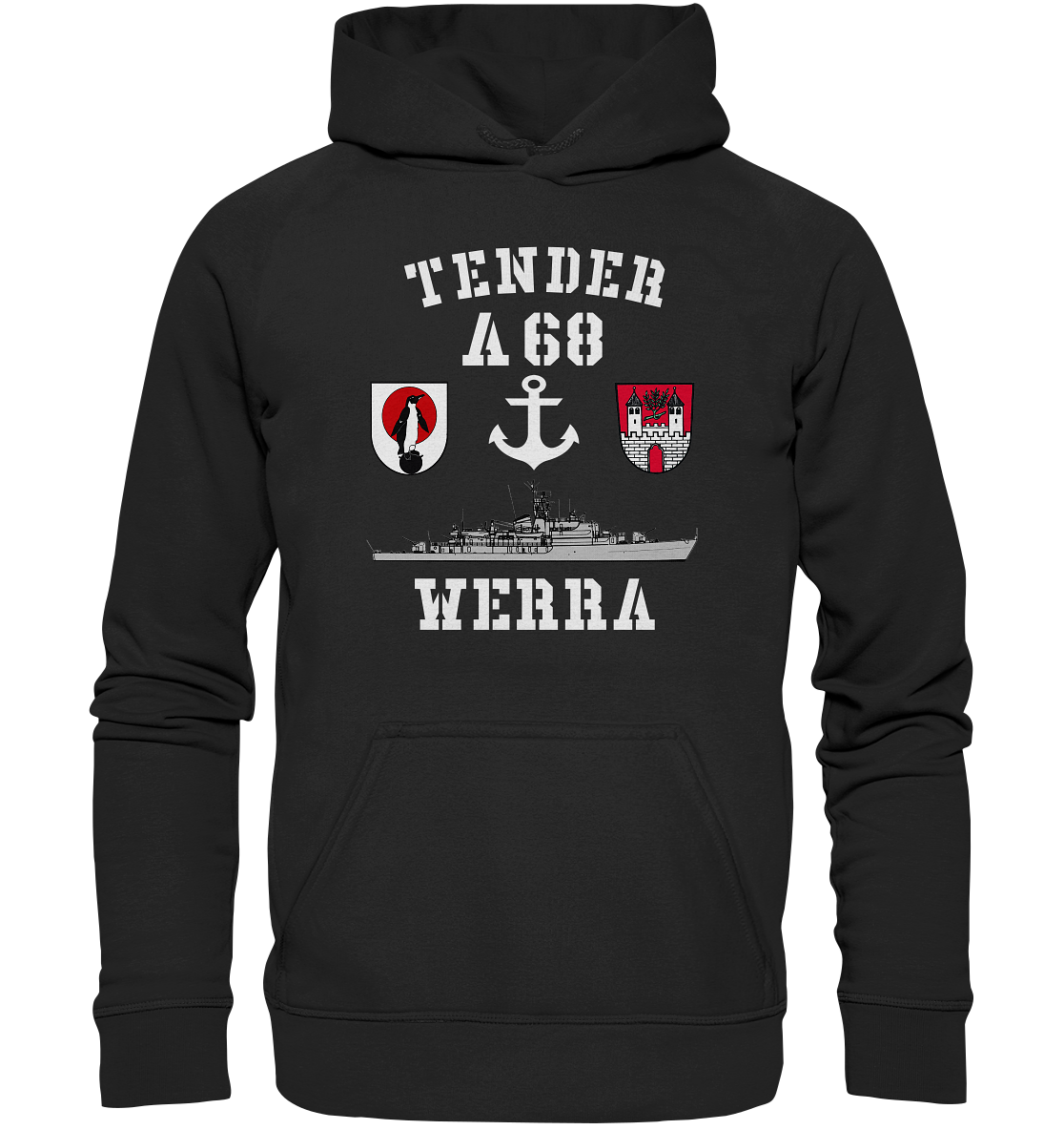 Tender A68 WERRA 6.MSG Anker - Basic Unisex Hoodie