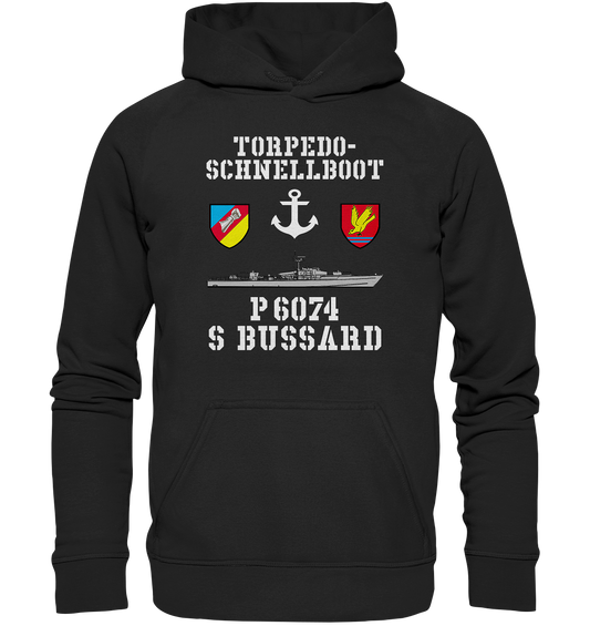 Torpedo-Schnellboot P6074 BUSSARD Anker - Basic Unisex Hoodie