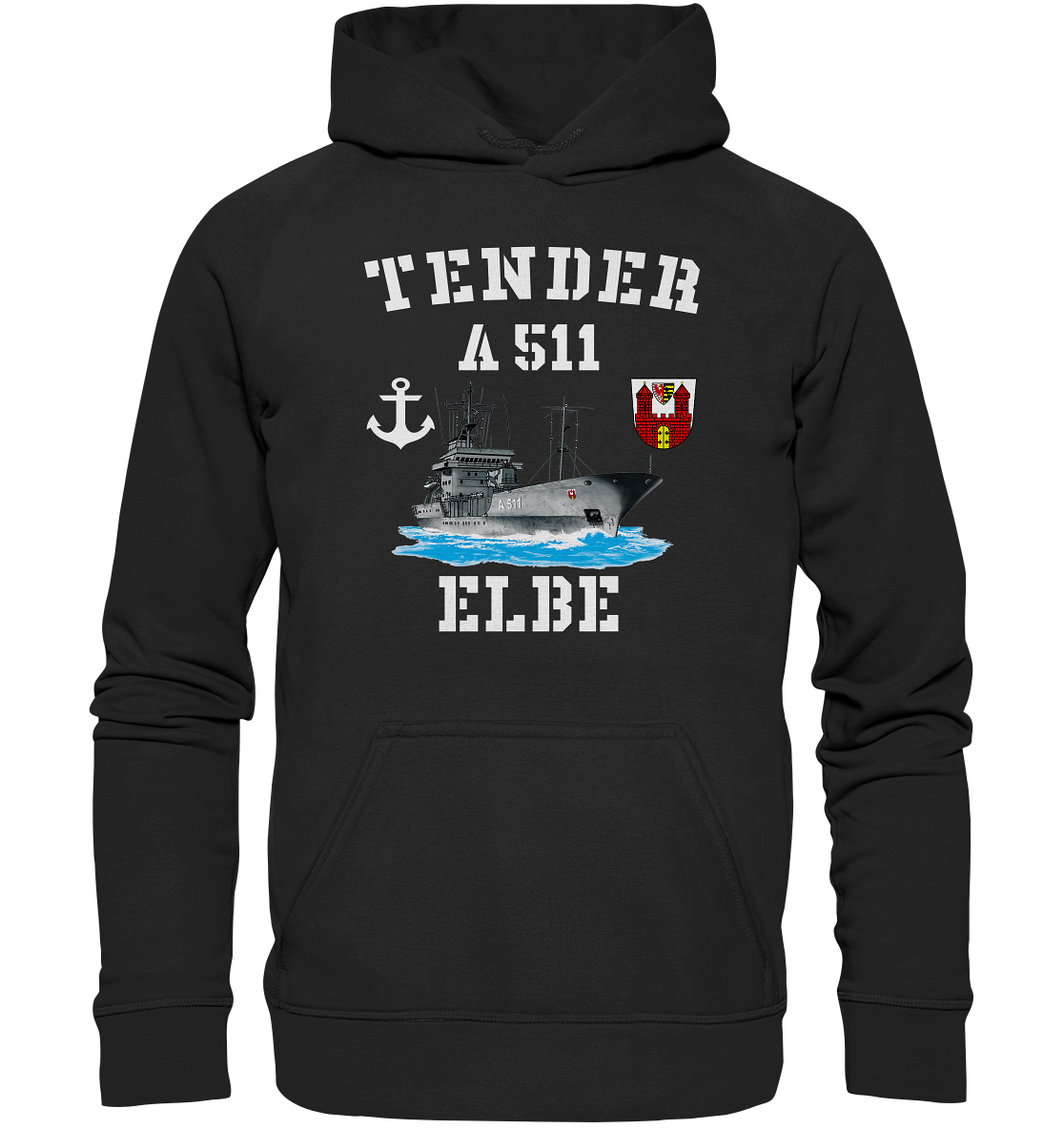 Tender A511 ELBE Anker - Basic Unisex Hoodie
