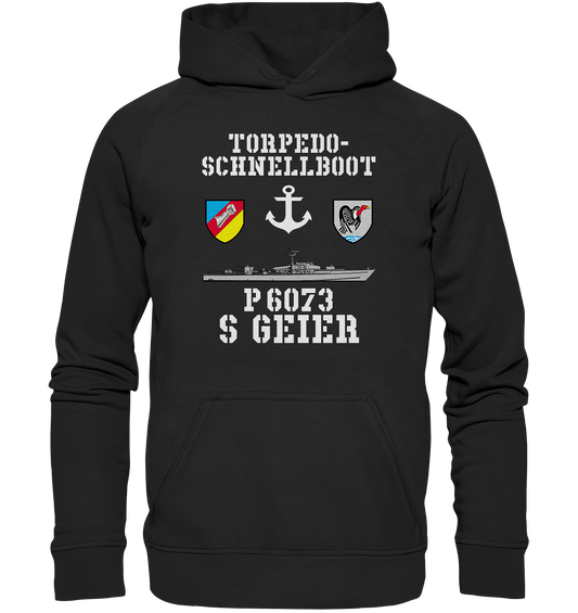 Torpedo-Schnellboot P6073 GEIER Anker - Basic Unisex Hoodie