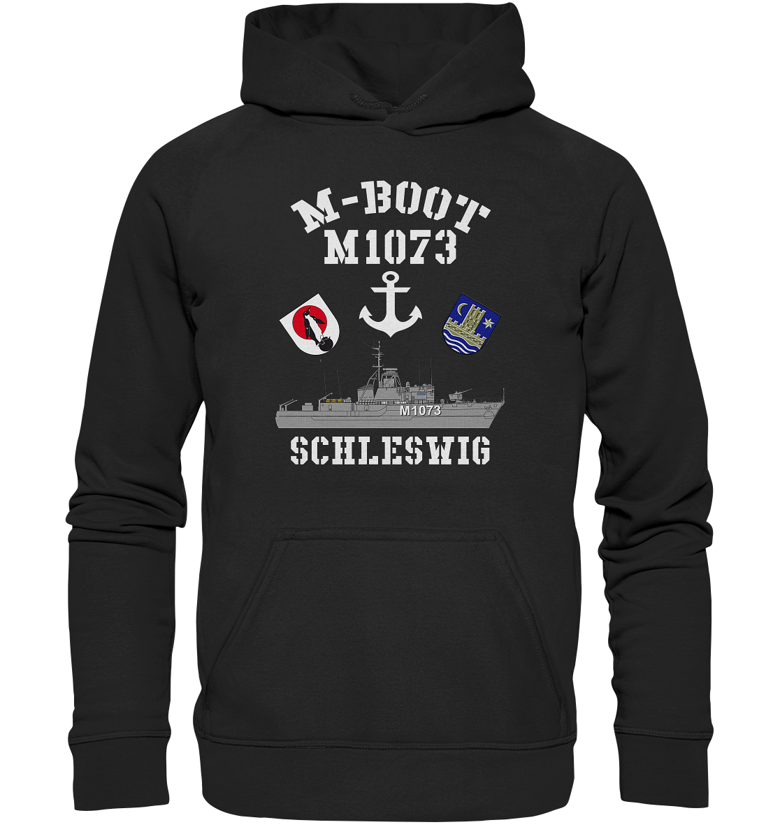 M-Boot M1073 SCHLESWIG Anker (HL) - Basic Unisex Hoodie