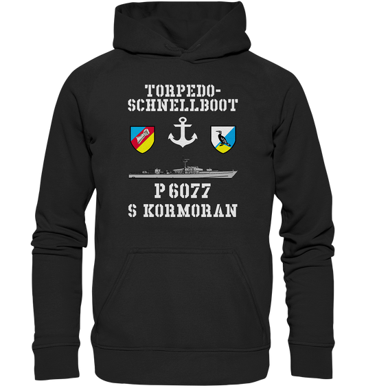 Torpedo-Schnellboot P6077 KORMORAN Anker - Basic Unisex Hoodie
