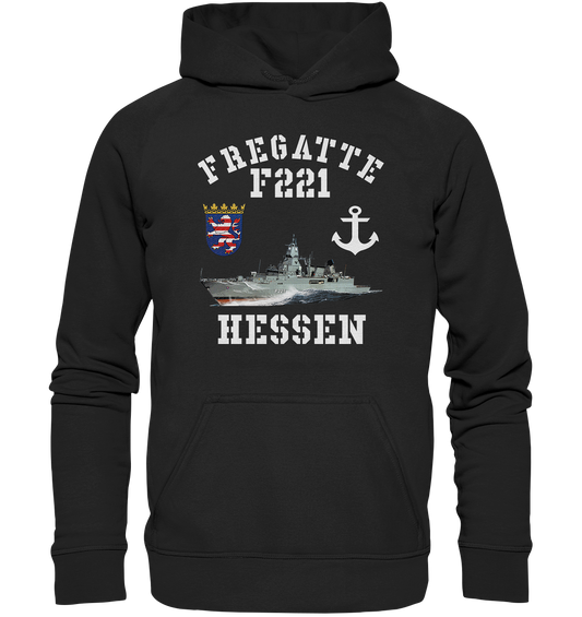 Fregatte F221 HESSEN Anker - Basic Unisex Hoodie