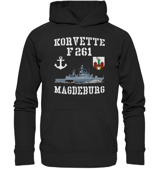 Korvette F261 MAGDEBURG Anker - Basic Unisex Hoodie