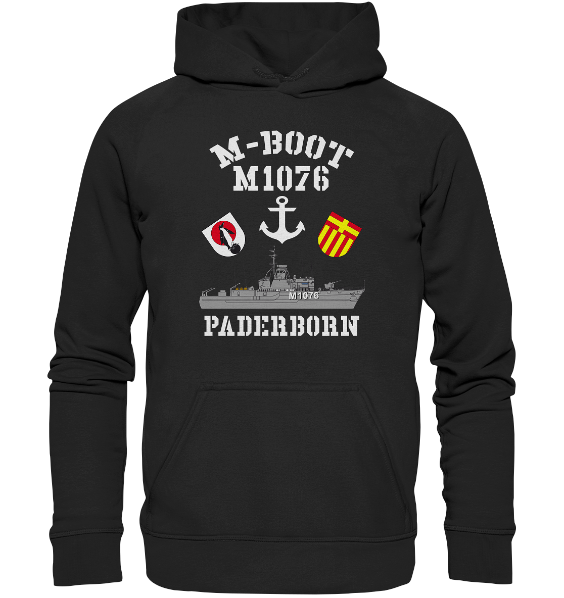 M-Boot M1076 PADERBORN Anker (HL) - Basic Unisex Hoodie