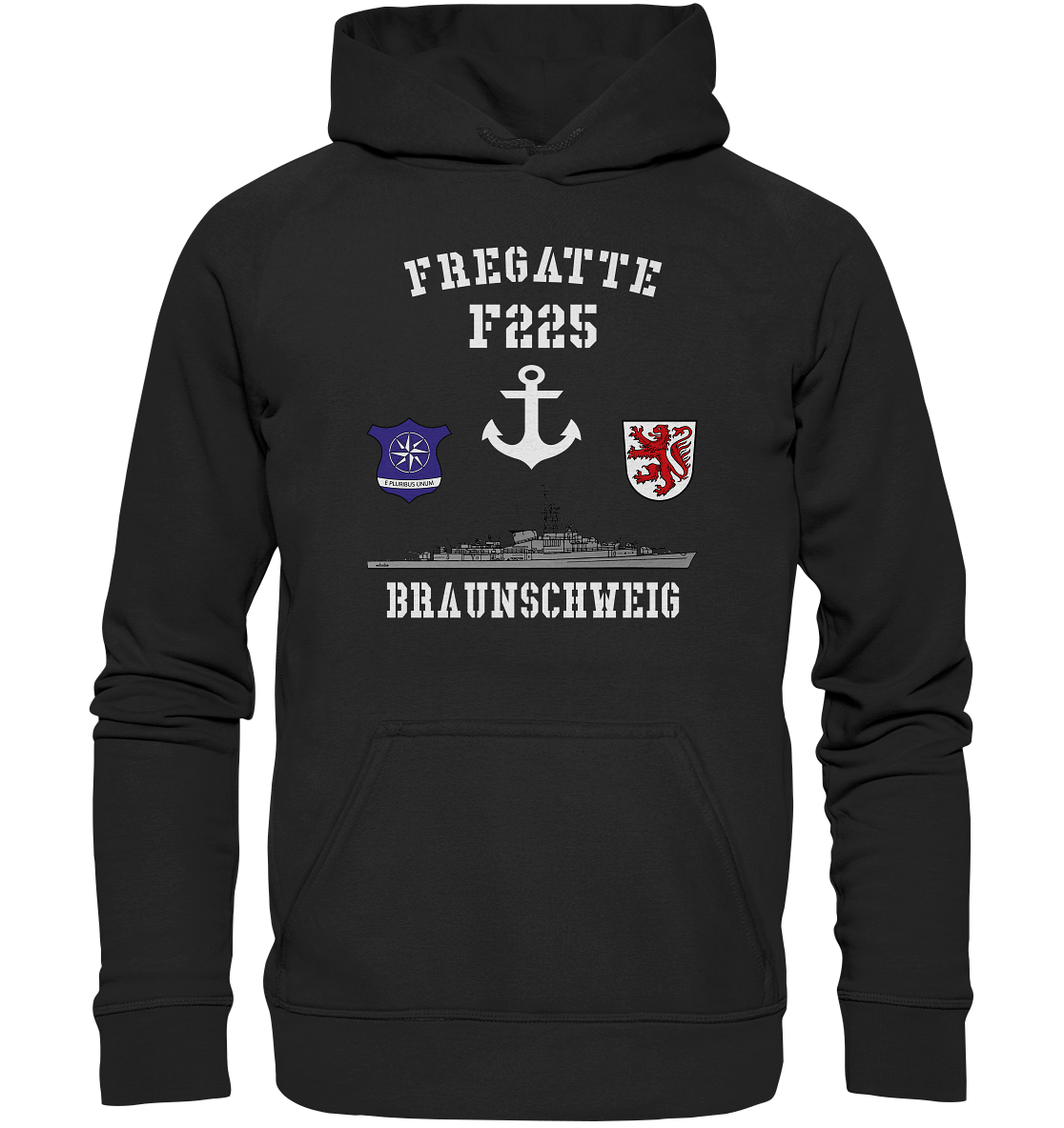 Fregatte F225 BRAUNSCHWEIG Anker - Basic Unisex Hoodie