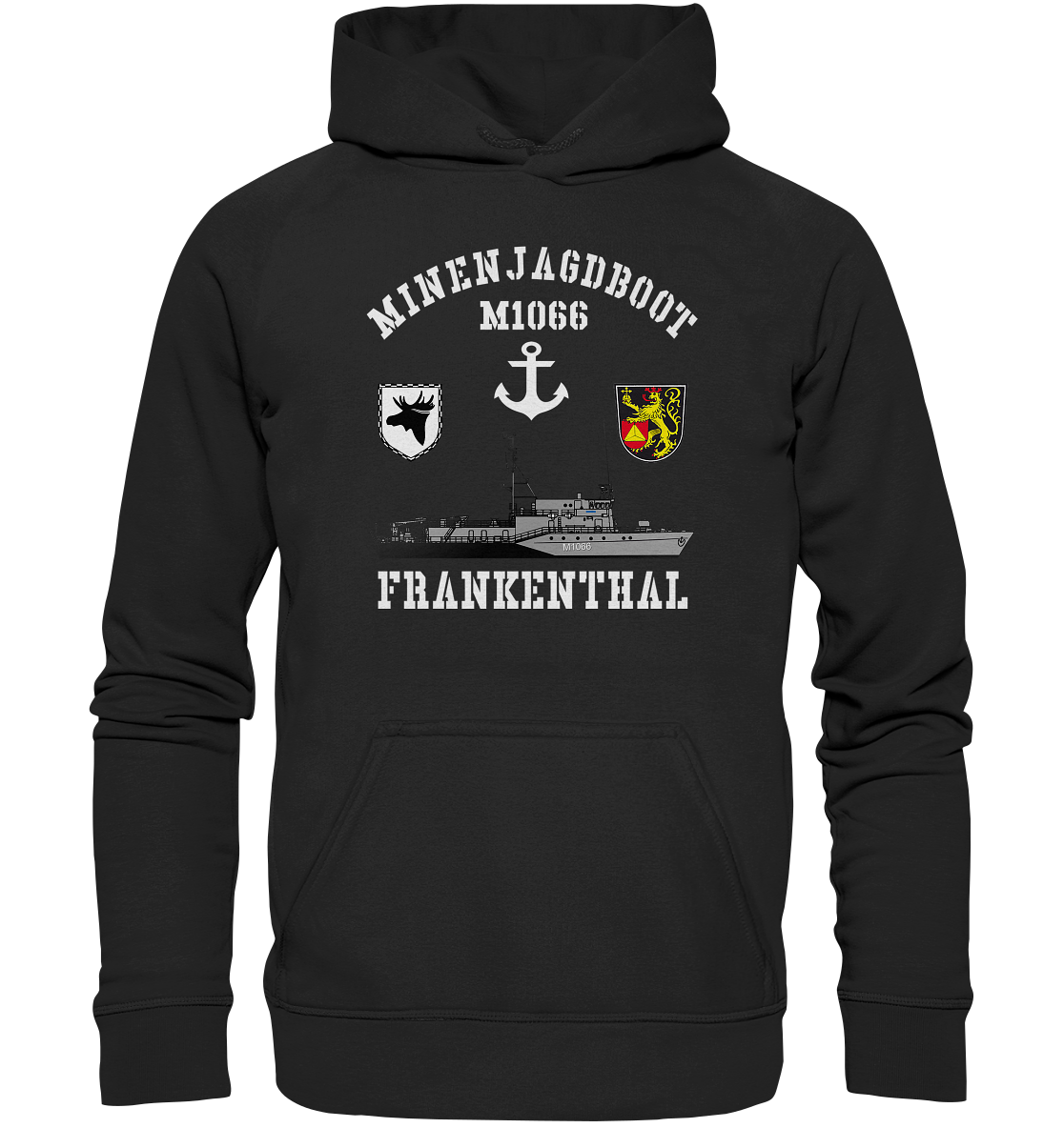 Mij.-Boot M1066 FRANKENTHAL Anker 3.MSG - Basic Unisex Hoodie
