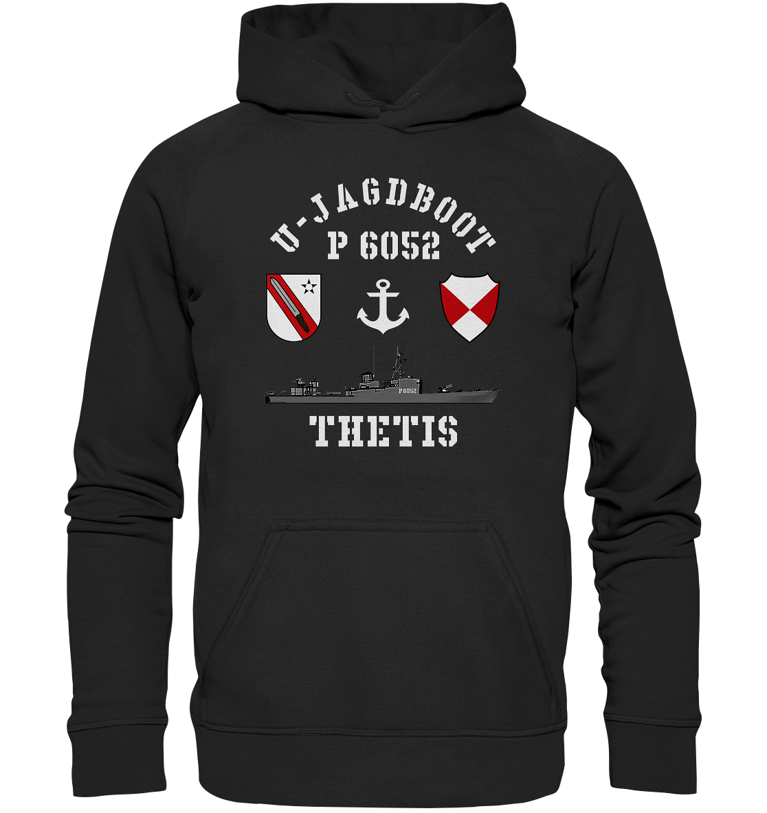 U-Jagdboot P6052 THETIS Anker - Basic Unisex Hoodie