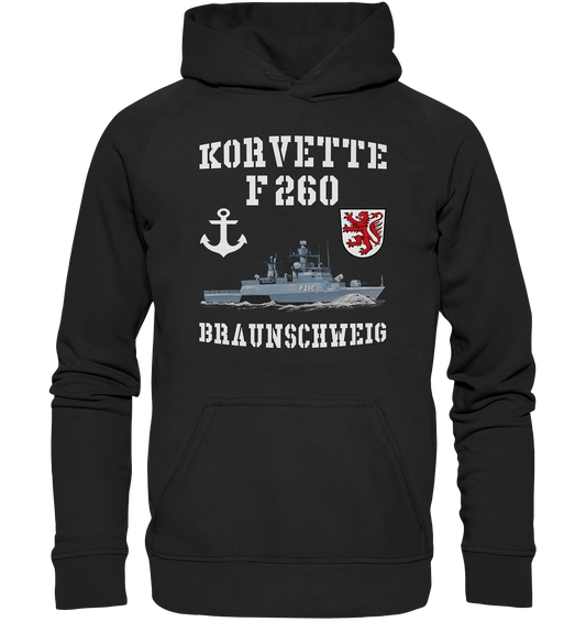 Korvette F260 BRAUNSCHWEIG Anker - Basic Unisex Hoodie