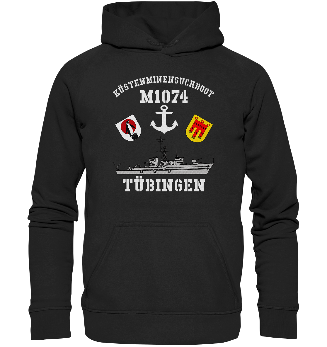 KM-Boot M1074 TÜBINGEN Anker - Basic Unisex Hoodie