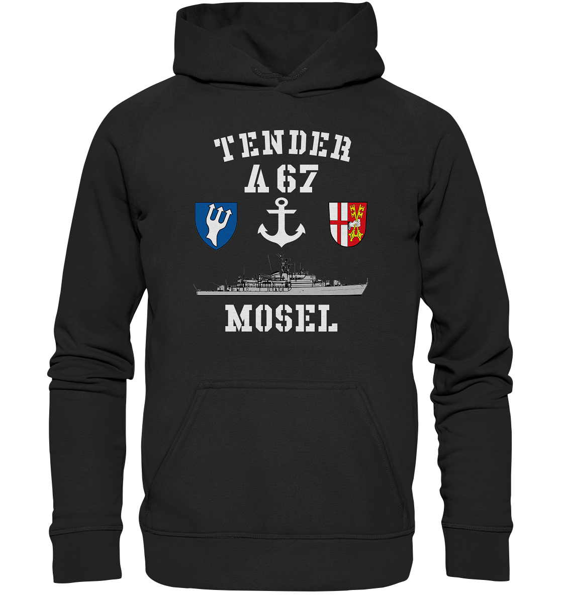 Tender A67 MOSEL 5.MSG ANKER - Basic Unisex Hoodie