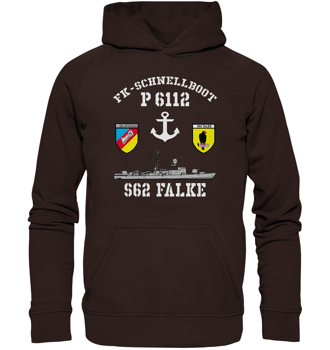 FK-Schnellboot P6112 FALKE 2.SG Anker  - Basic Unisex Hoodie