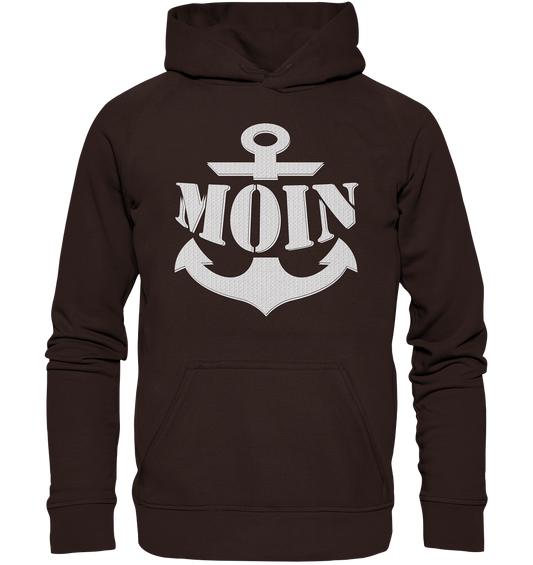 MOIN Anker weiß - Basic Unisex Hoodie