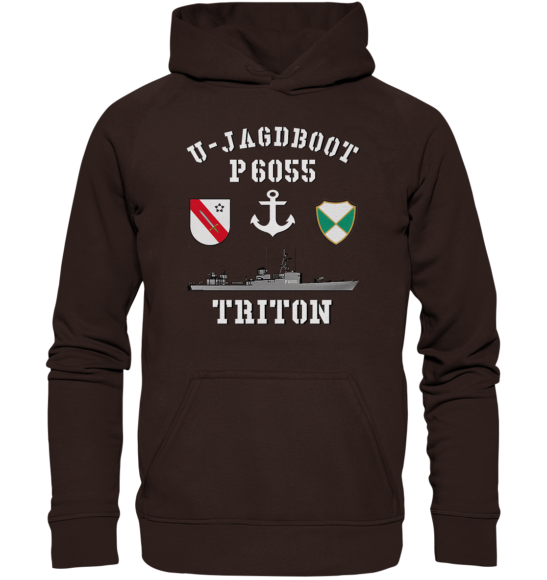 U-Jagdboot P6055 TRITON Anker - Basic Unisex Hoodie