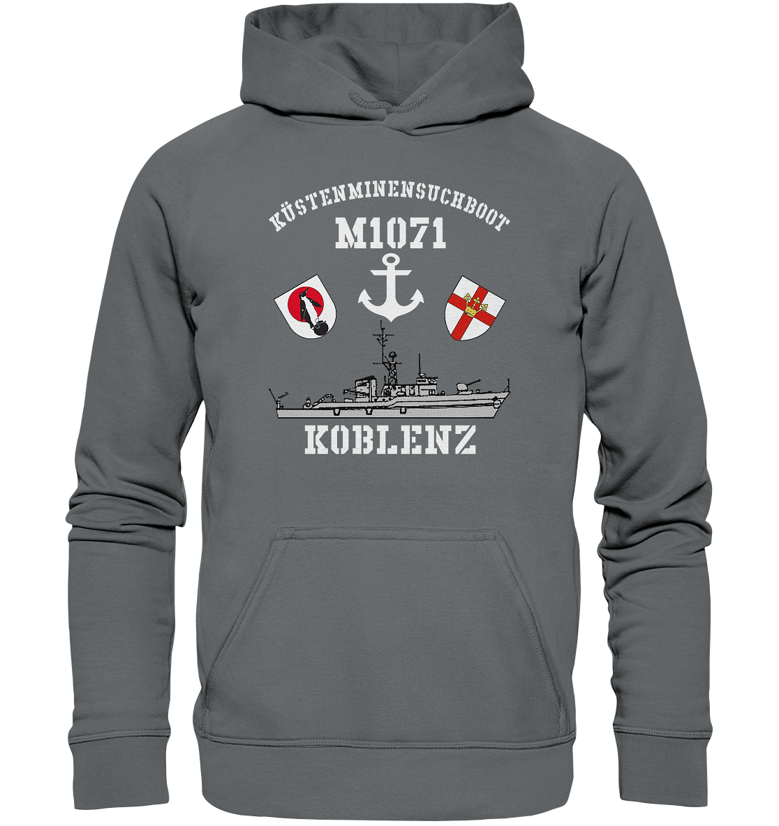 KM-Boot M1071 KOBLENZ Anker - Basic Unisex Hoodie
