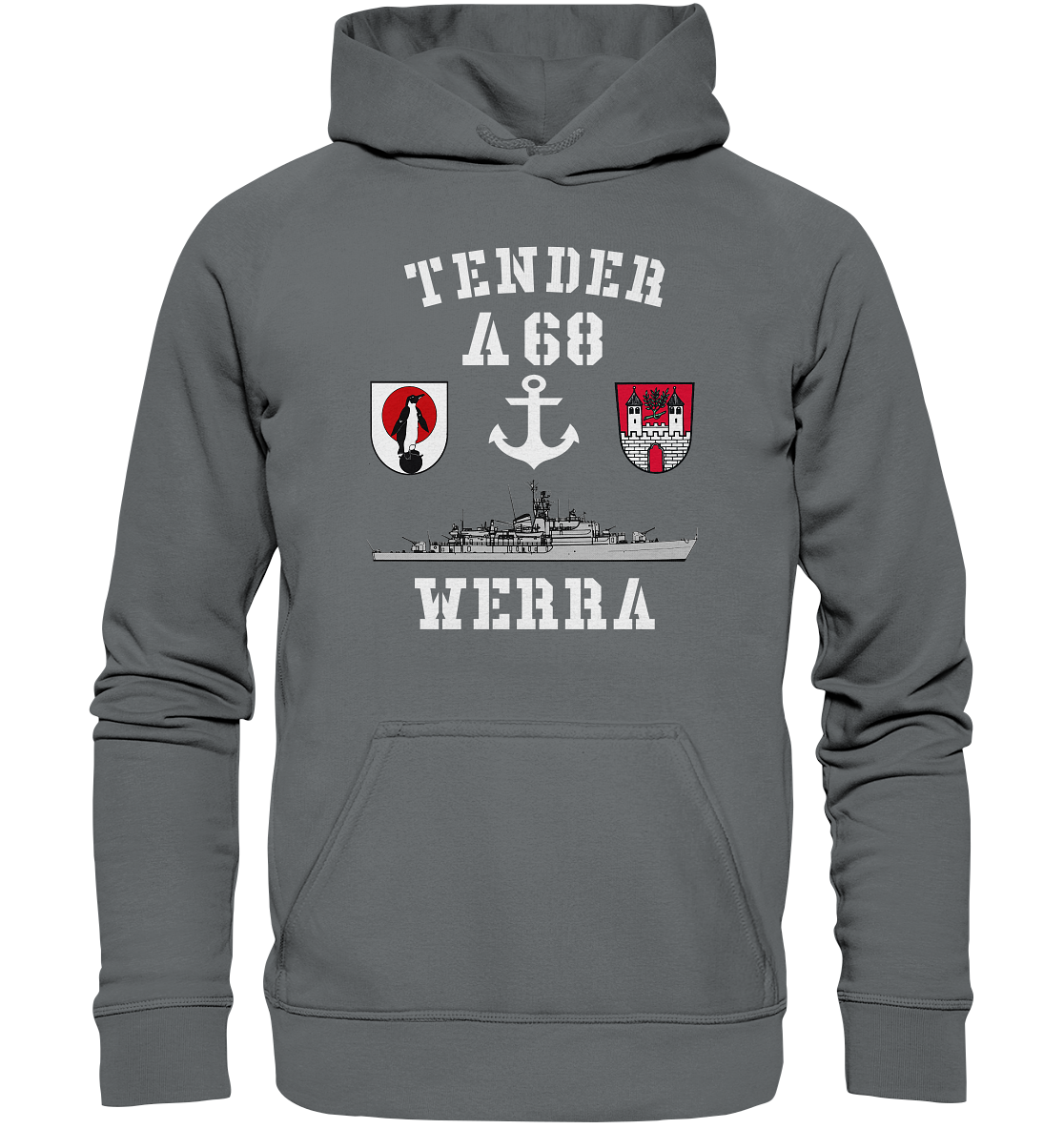 Tender A68 WERRA 6.MSG Anker - Basic Unisex Hoodie