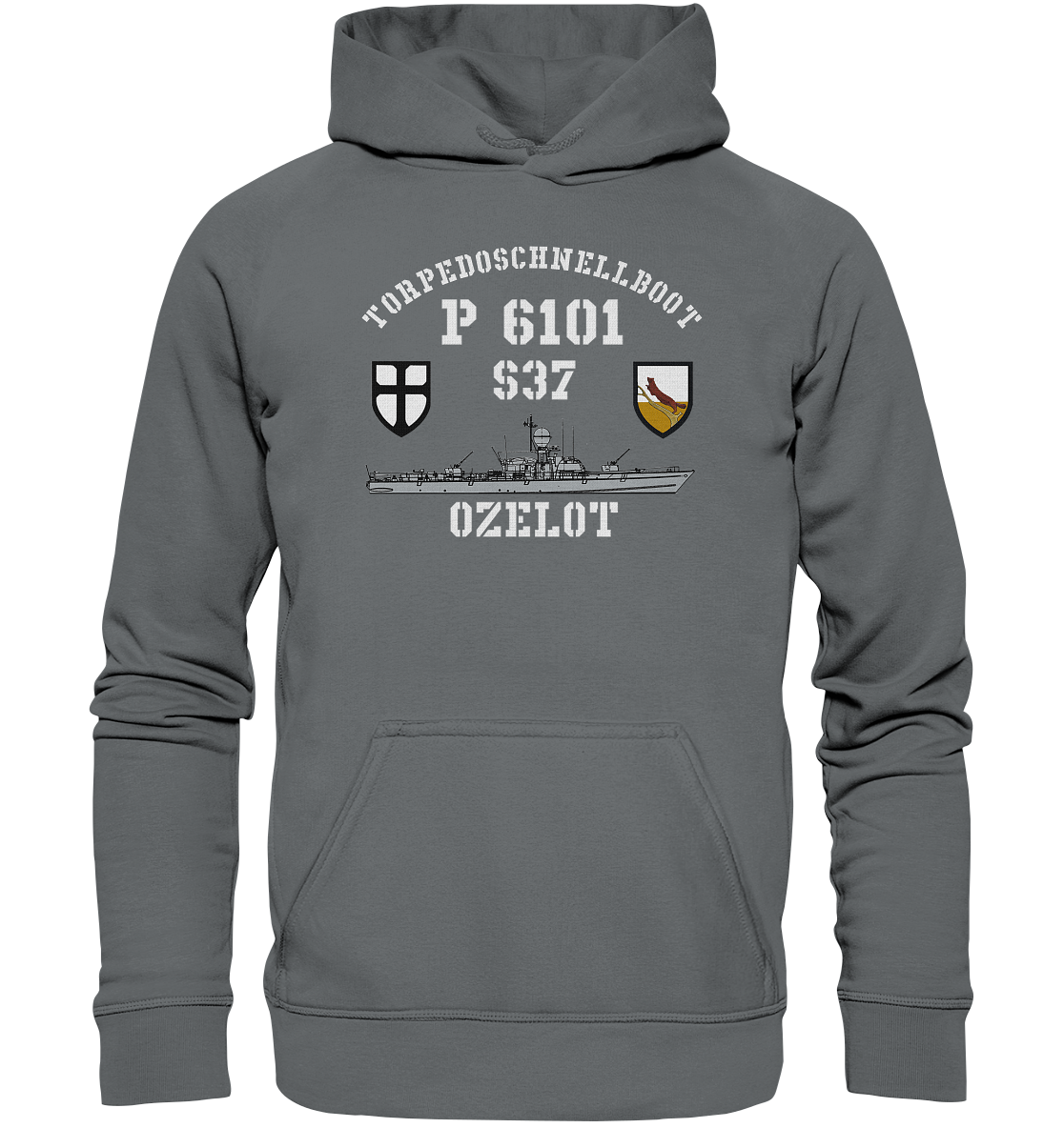 P 6101 S37 OZELOT - Basic Unisex Hoodie