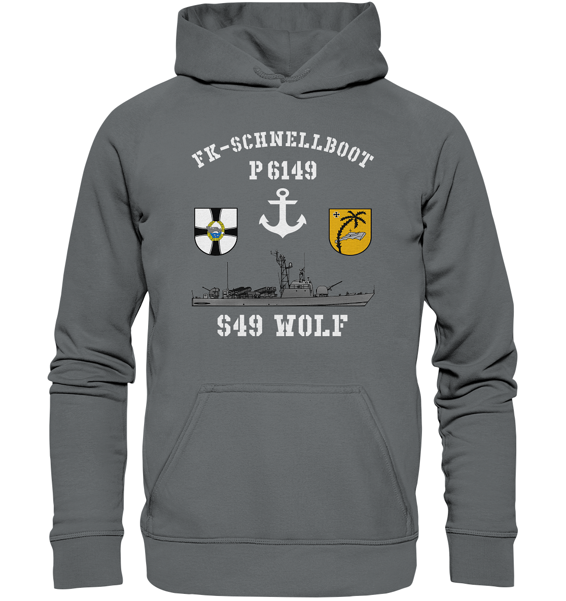 P6149 S49 WOLF - Basic Unisex Hoodie