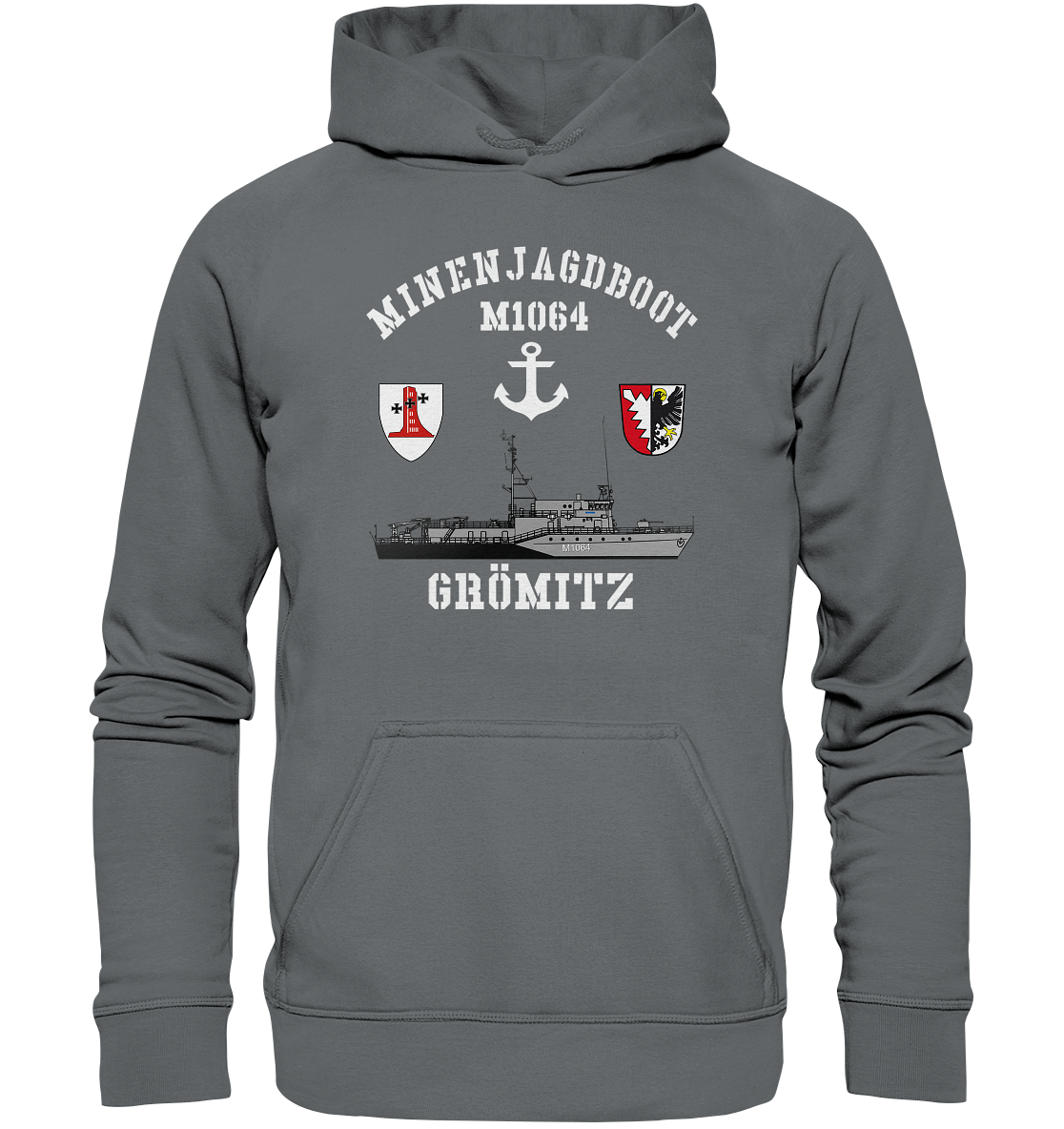 Mij.-Boot M1064 GRÖMITZ Anker 1.MSG - Basic Unisex Hoodie