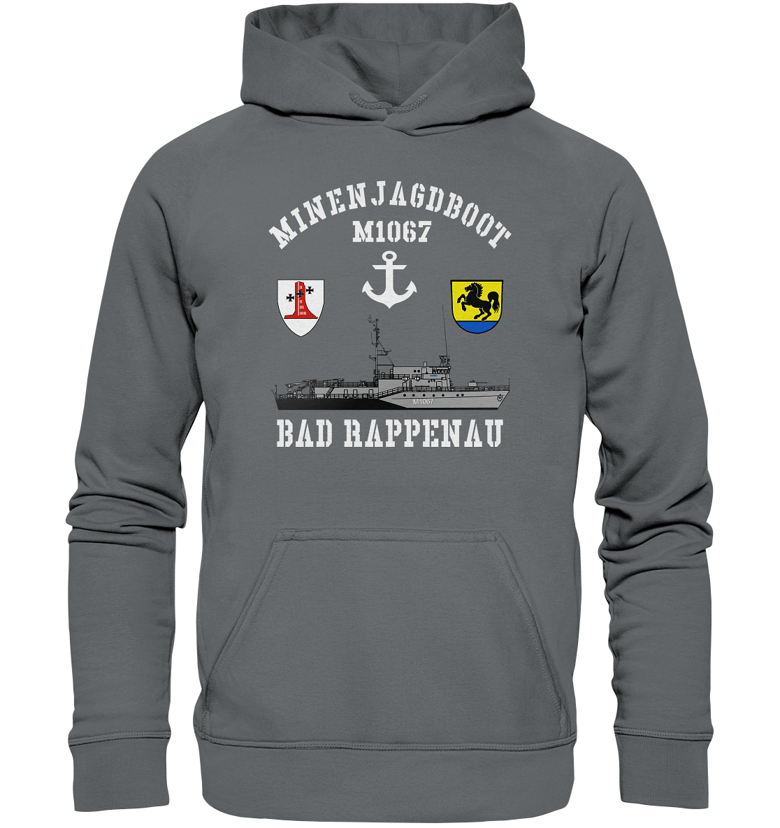 Mij.-Boot M1067 BAD RAPPENAU Anker 1.MSG - Basic Unisex Hoodie