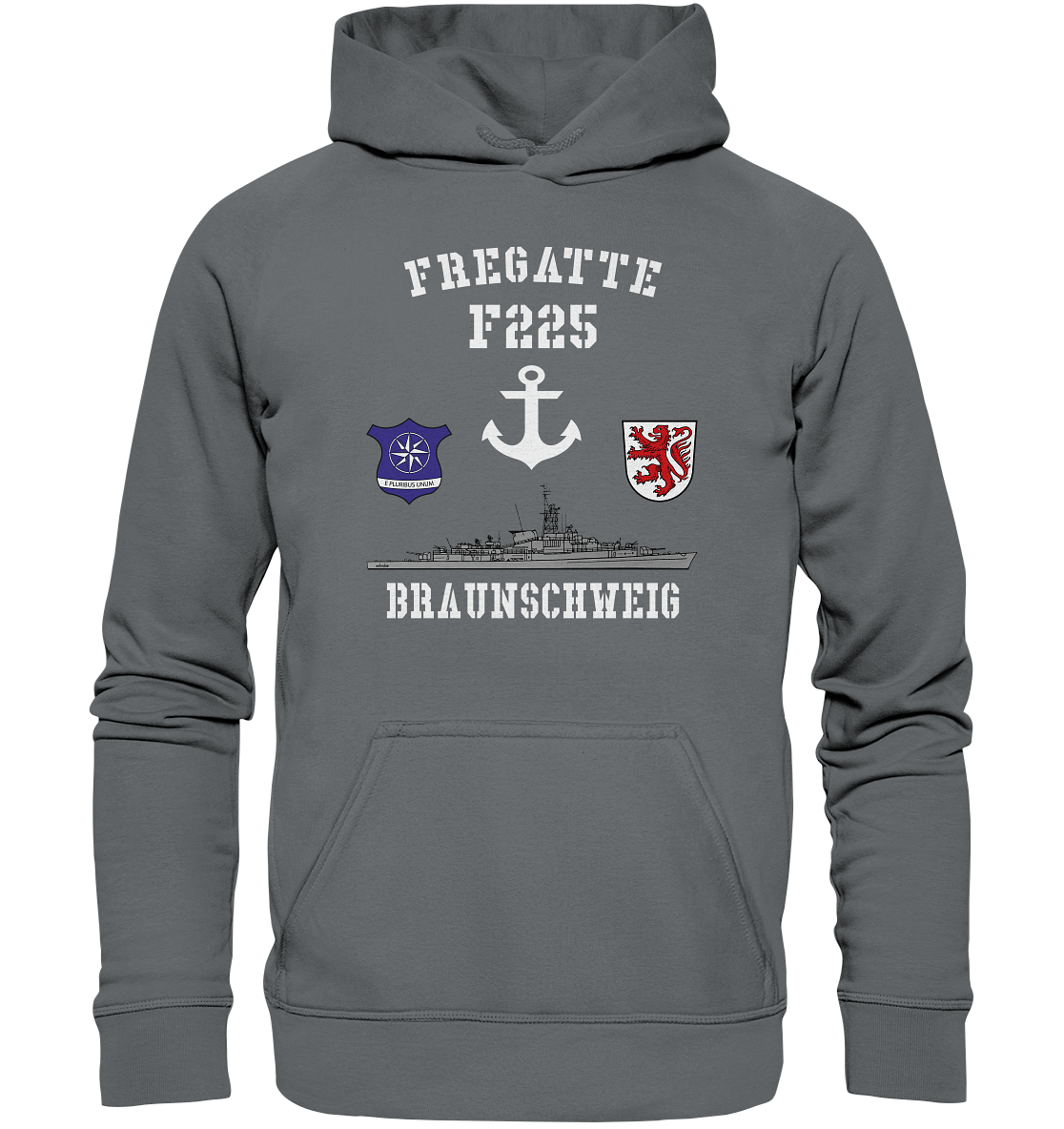 Fregatte F225 BRAUNSCHWEIG Anker - Basic Unisex Hoodie