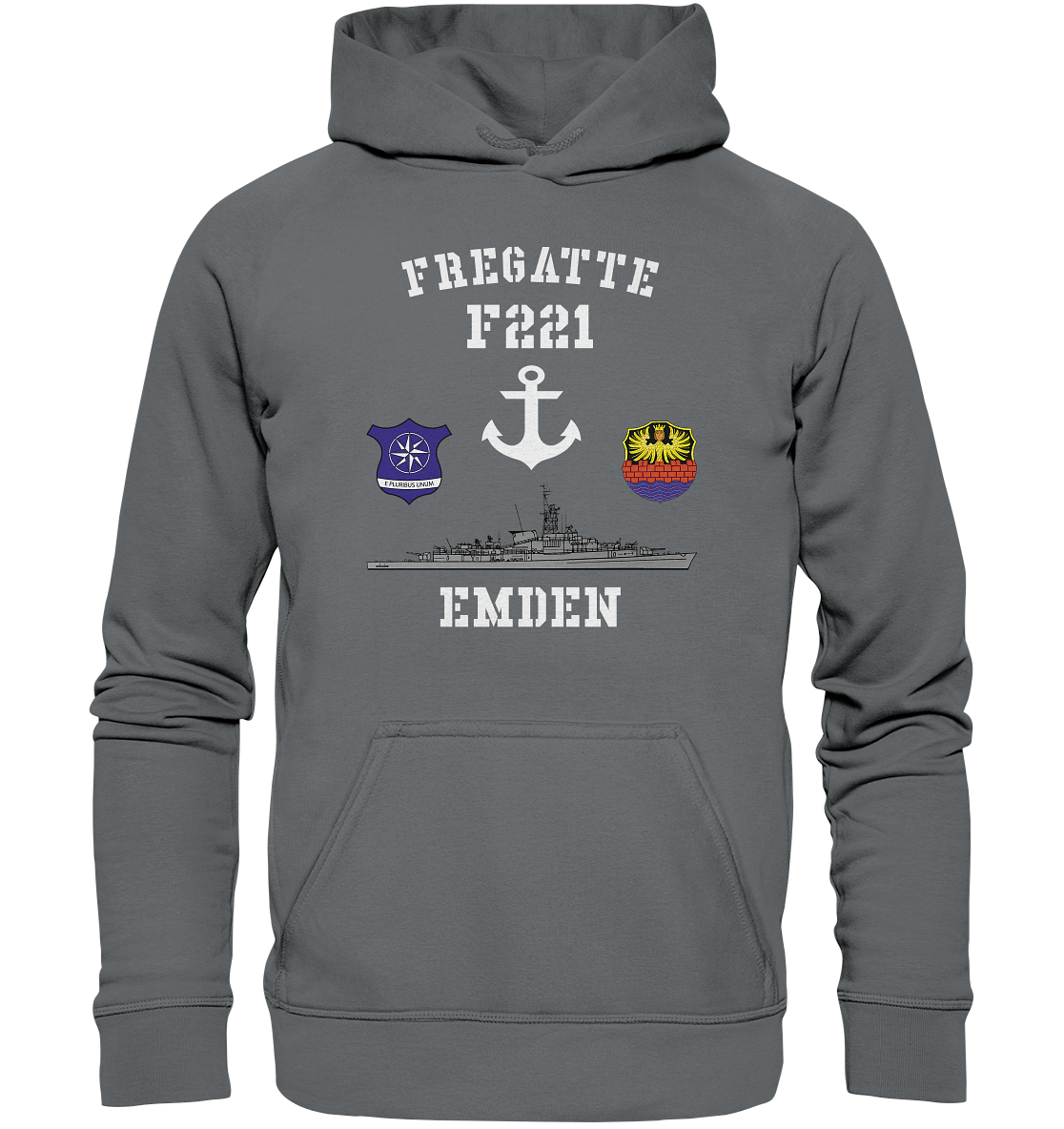Fregatte F221 EMDEN Anker  - Basic Unisex Hoodie