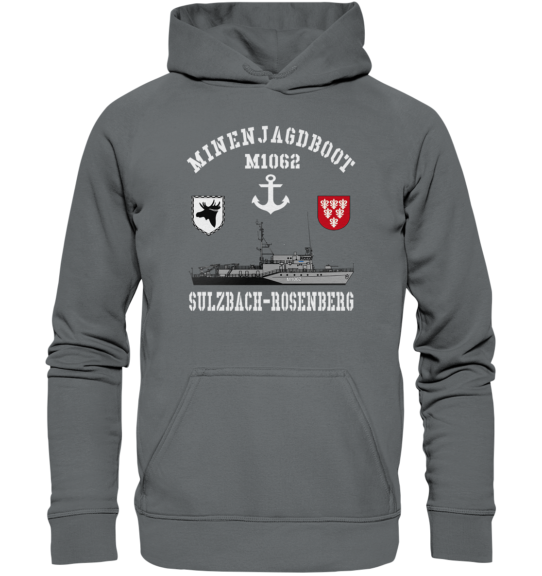 Mij.-Boot M1062 SULZBACH-ROSENBERG Anker 3.MSG - Basic Unisex Hoodie