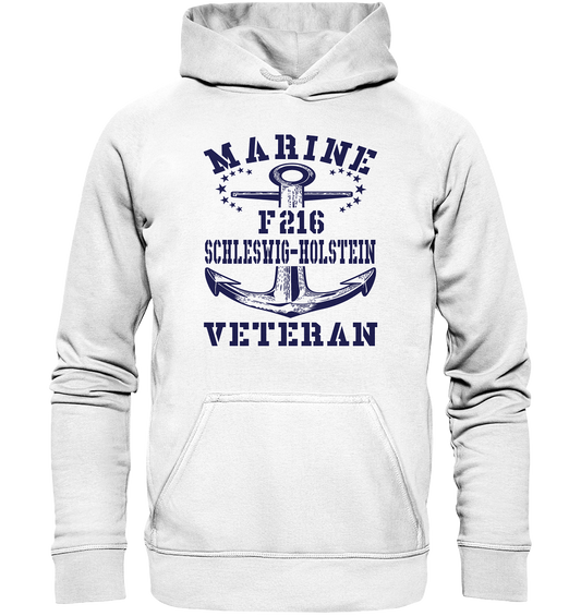 Fregatte F216 SCHLESWIG-HOLSTEIN Marine Veteran - Basic Unisex Hoodie