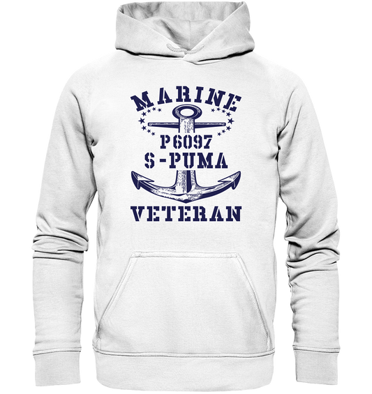 P6097 S-PUMA Marine Veteran - Basic Unisex Hoodie