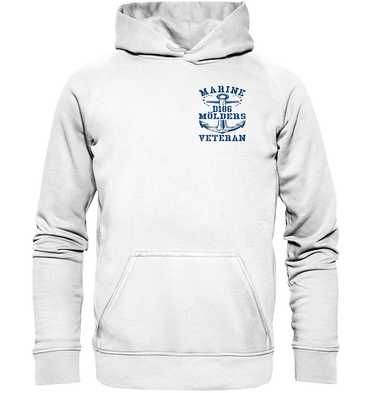 D186 MÖLDERS Marine Veteran Brustlogo - Basic Unisex Hoodie