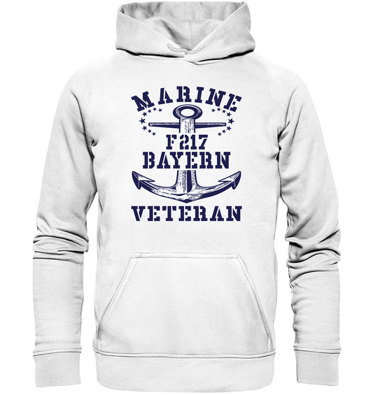 Fregatte F217 BAYERN Marine Veteran - Basic Unisex Hoodie