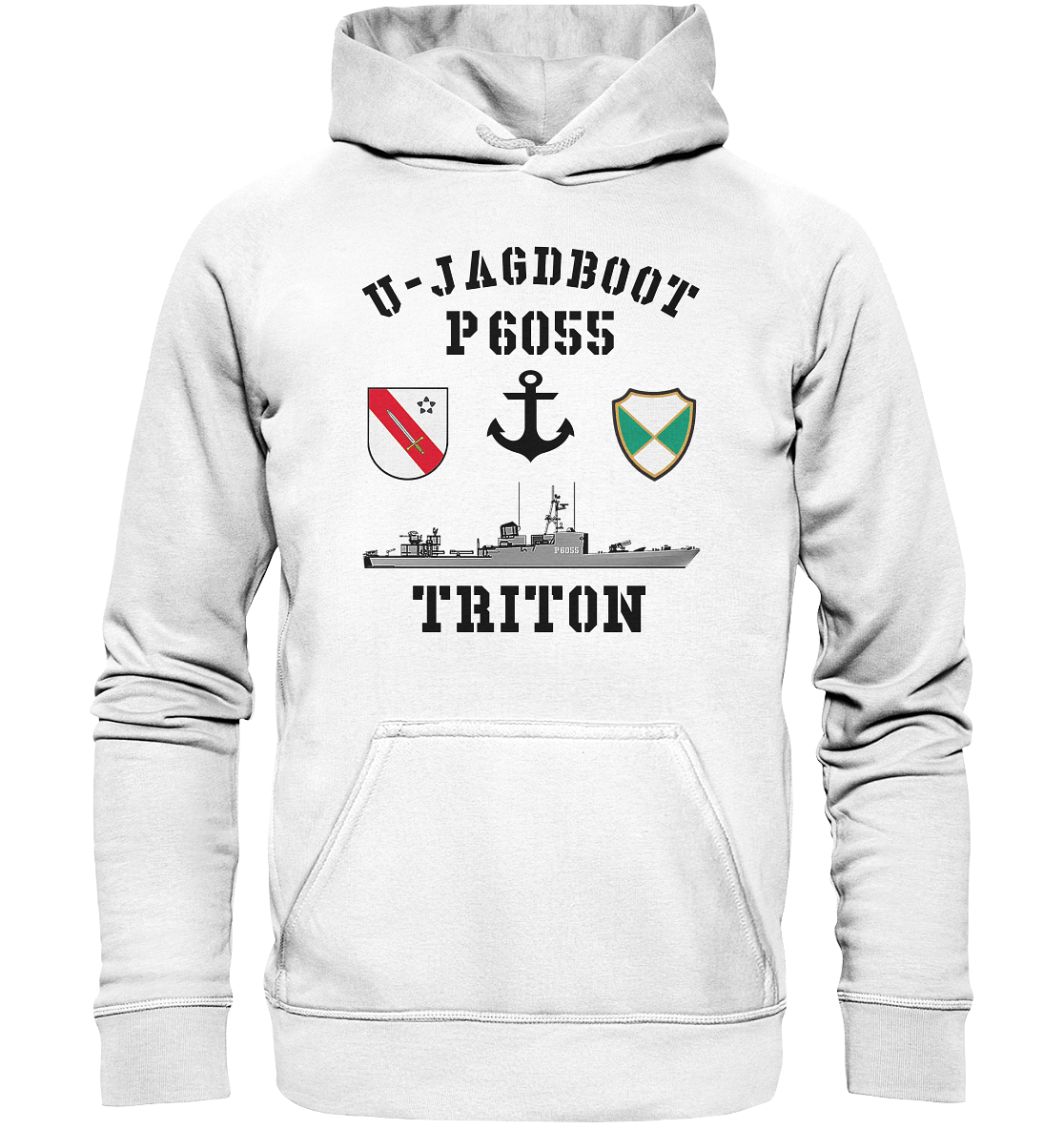 U-Jagdboot P6055 TRITON Anker - Basic Unisex Hoodie