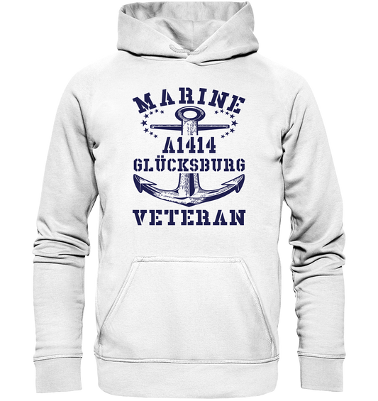 Troßschiff A1414 GLÜCKSBURG Marine Veteran - Basic Unisex Hoodie