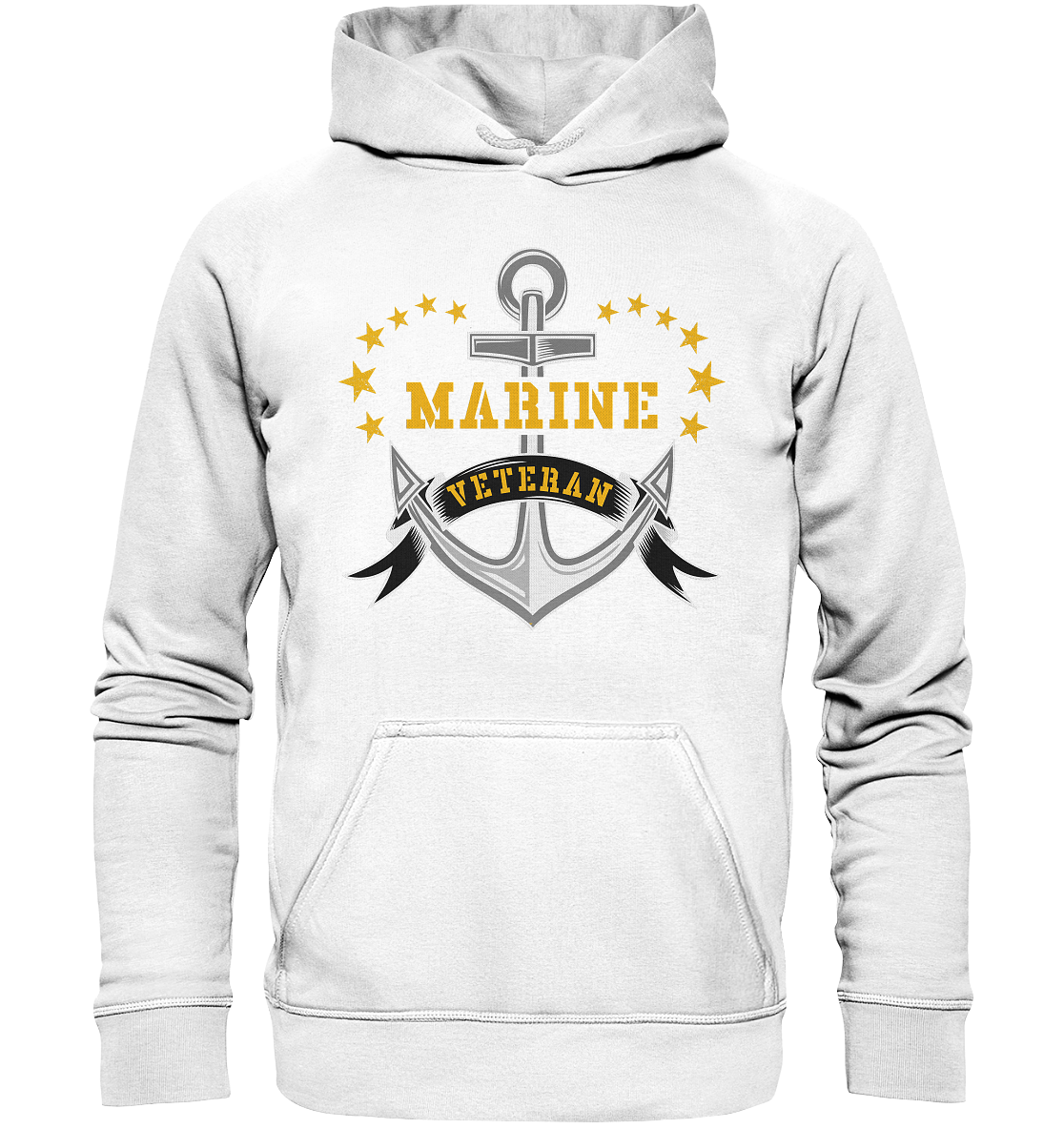 Marine Veteran Anker - Basic Unisex Hoodie