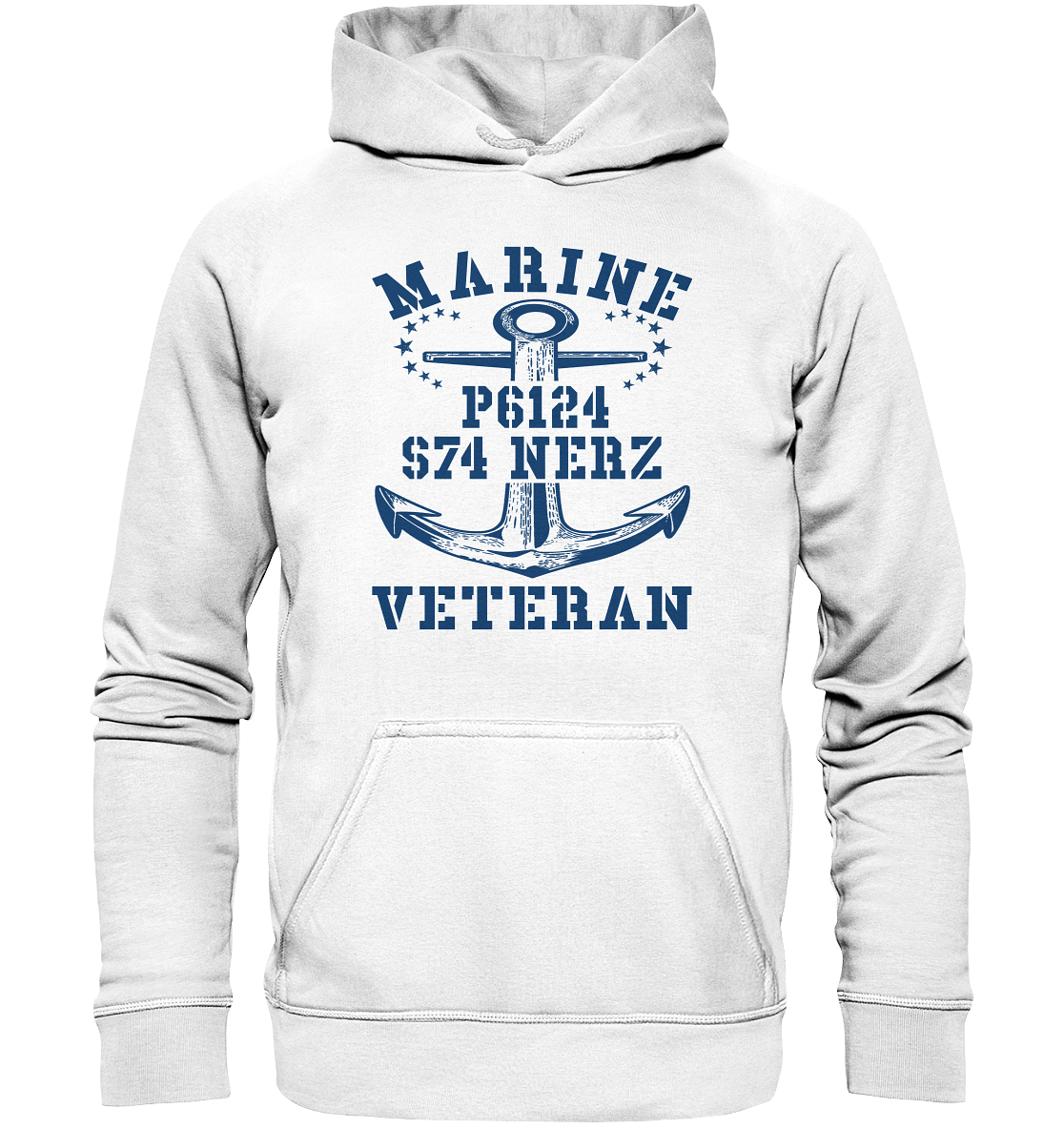 FK-Schnellboot P6124 NERZ Marine Veteran - Basic Unisex Hoodie