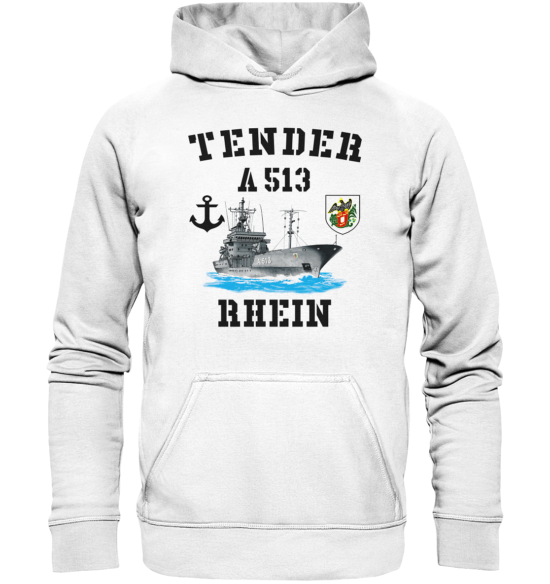 Tender A513 RHEIN Anker - Basic Unisex Hoodie