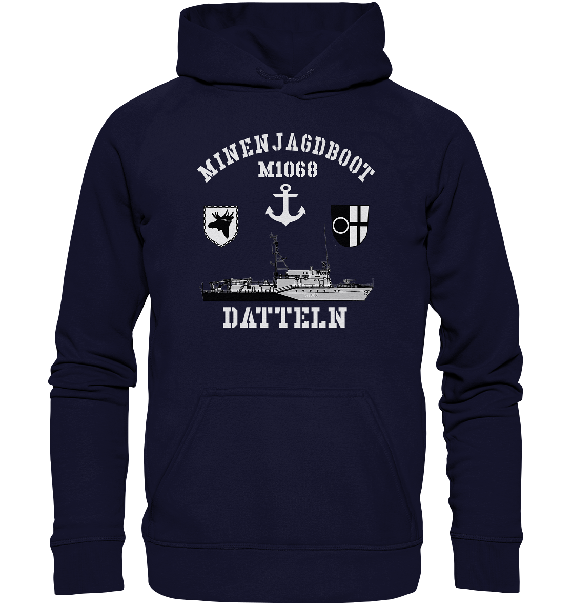 Mij.-Boot M1068 DATTELN Anker 3.MSG - Basic Unisex Hoodie XL