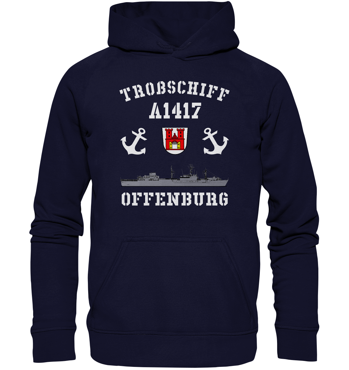 Troßschiff A1417 OFFENBURG - Basic Unisex Hoodie XL