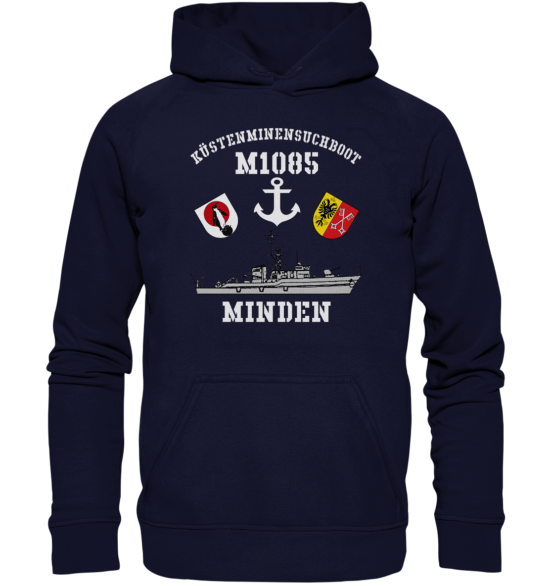KM-Boot M1085 MINDEN Anker - Basic Unisex Hoodie XL